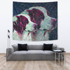 Brittany Dog Art Print Tapestry-Free Shipping