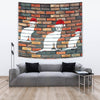 Cornish Rex Cat Print Tapestry-Free Shipping