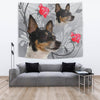 Toy Fox Terrier Print Tapestry-Free Shipping