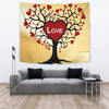 Love Tree Print Tapestry-Free Shipping