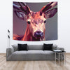 Deer Vector Art Print Tapestry-Free Shipping