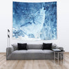 Snowy Wolf Print Tapestry-Free Shipping