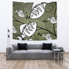 White Fish Print Tapestry-Free Shipping