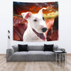 Cute Bull Terrier Print Tapestry-Free Shipping