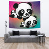 Cute Panda Bear Print Tapestry-Free Shipping