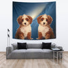 Cute Cavapoo Print Tapestry-Free Shipping