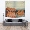 Vizsla Dogs Print Tapestry-Free Shipping