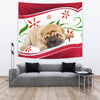 Shar Pei Dog Print Tapestry-Free Shipping