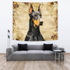 Lovely Doberman Pinscher Print Tapestry-Free Shipping