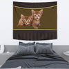 Abyssinian cat Print Tapestry-Free Shipping