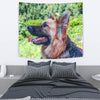 German Shepherd Dog Art Print Tapestry-Free Shipping