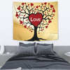 Love Tree Print Tapestry-Free Shipping