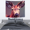 Deer Vector Art Print Tapestry-Free Shipping