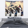 Amazing Boston Terrier Print Tapestry-Free Shipping