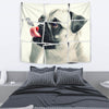 Pug Dog Spread Art Print Tapestry-Free Shipping