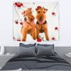 Welsh Terrier Print Tapestry-Free Shipping