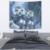 Snow Owl Bird Print Tapestry-Free Shipping