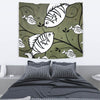 White Fish Print Tapestry-Free Shipping