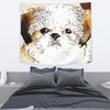 Cute Shih Tzu Dog Print Tapestry-Free Shipping