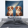 Cute Cavapoo Print Tapestry-Free Shipping