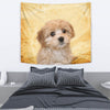 Cavapoo On Yellow Print Tapestry-Free Shipping