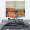 Vizsla Dogs Print Tapestry-Free Shipping