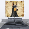 Lovely Doberman Pinscher Print Tapestry-Free Shipping