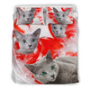 Russian Blue Print Bedding Set- Free Shipping