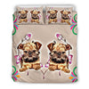 Cute Brussels Griffon Print Bedding Set-Free Shipping