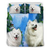 American Eskimo Print Bedding Set- Free Shipping