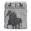 Percheron Horse Print Bedding Set-Free Shipping