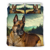 Malinois Dog Print Bedding Set- Free Shipping