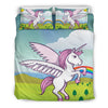 Cute Unicorn Print Bedding Sets-Free Shipping