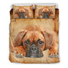 Boxer Dog Print Bedding Set- Free Shipping