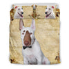 Bull Terrier Dog Print Bedding Set- Free Shipping