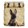 Belgian Malinois Dog Print Bedding Set- Free Shipping