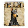 Dobermann Dog Print Bedding Set- Free Shipping