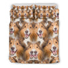 Shetland Sheepdog In Lots Print Bedding Sets-Free Shipping