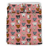 Pit Bull Dog Pattern Print Bedding Set-Free Shipping