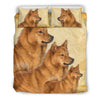 Finnish Spitz Print Bedding Set- Free Shipping