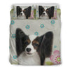 Papillon Dog Print Bedding Sets-Free Shipping