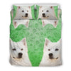 Amazing American Eskimo Dog Print Bedding Set-Free Shipping