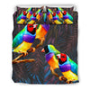 Cute Gouldian Finch Bird Print Bedding Set-Free Shipping