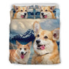 Lovely Pembroke Welsh Corgi Print Bedding Set- Free Shipping