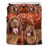 Cute Sussex Spaniel Print Bedding Set- Free Shipping