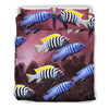 Cynotilapia Afra (Afra Cichlid) Fish Print Bedding Set-Free Shipping