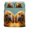 Lovely Bloodhound Dog Print Bedding Set-Free Shipping