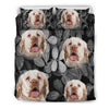 Cute Clumber Spaniel Dog Print Bedding Set- Free Shipping