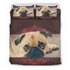 Cutest Pug dog Print Bedding Sets-Free Shipping