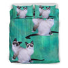 Lovely Snowshoe Cat Print Bedding Set-Free Shipping